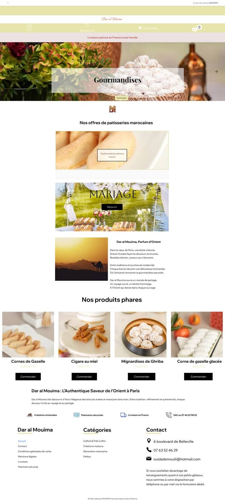 Site web Dar al Mouima